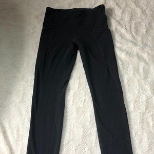 Black Athleta Girl Leggings with Pockets